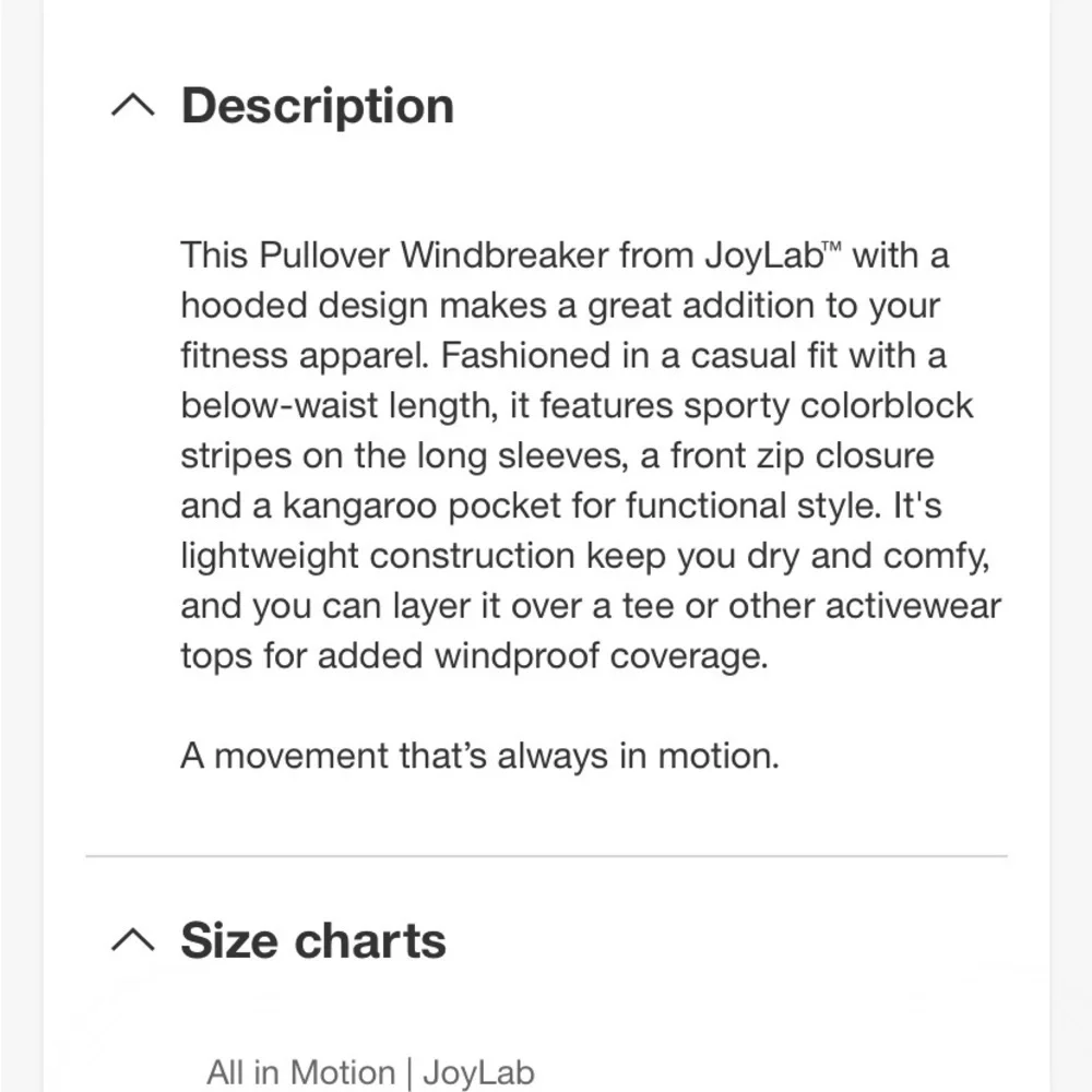 Women's Pullover Windbreaker - JoyLab™ new - Picture 4 of 5